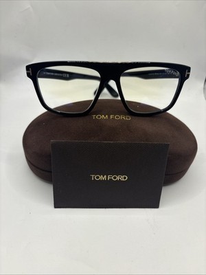 Tom Ford FT 0628 Cecilio- 02 001 Shiny Black/ Blue Block Lenses, 57/15/145...
