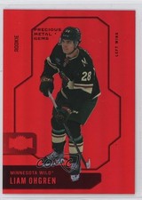 2024-25 Skybox Metal Universe Rookies PMG Red 71/100 Liam Ohgren #110 Rookie RC