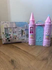 Vtg Mattel Barbie Swan Lake Enchanted Castle Playset 2002 with Box & furniture