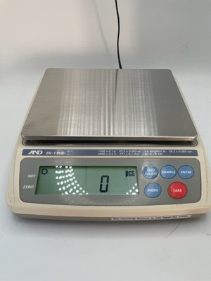 A&D EK-1200i Precision Digital Balance 1200g x 0.1g Counting Function Lab Scale