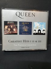 Queen Greatest Hits I II III The Platinum Collection 3 CD Set 2002 Rock Pop