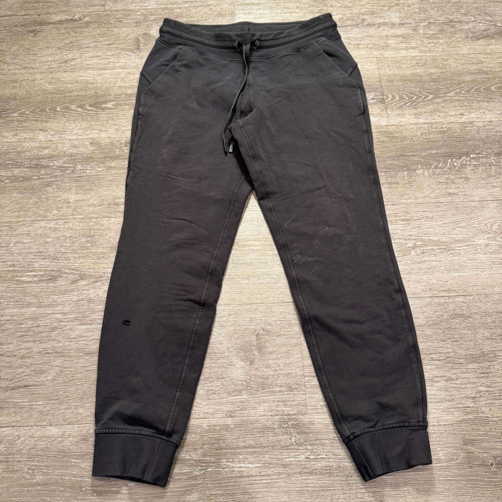 Lululemon Pants Womens 10 Black Ready to Fleece Jogger Sweat 30x28 Lounge Adult