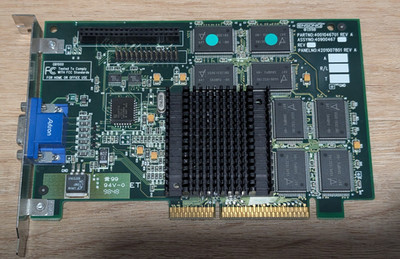 3dfx Voodoo Banshee AGP - Ensoniq GB1000 - 16MB SGRAM RETRO   TESTED