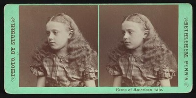 Photo:Gems of American life portrait of a girl