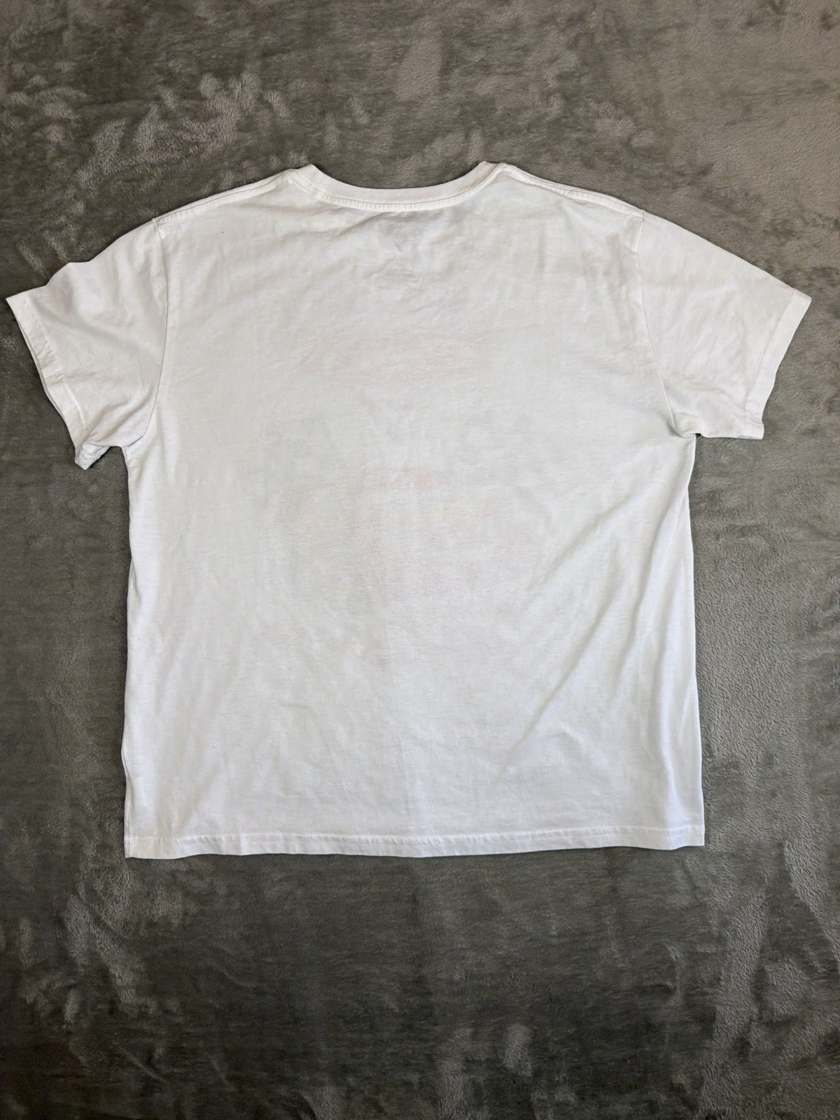 Disney Pixar Cars Lightning McQueen Graphic T Shirt White XXL Adult Fits(M/L) image 9