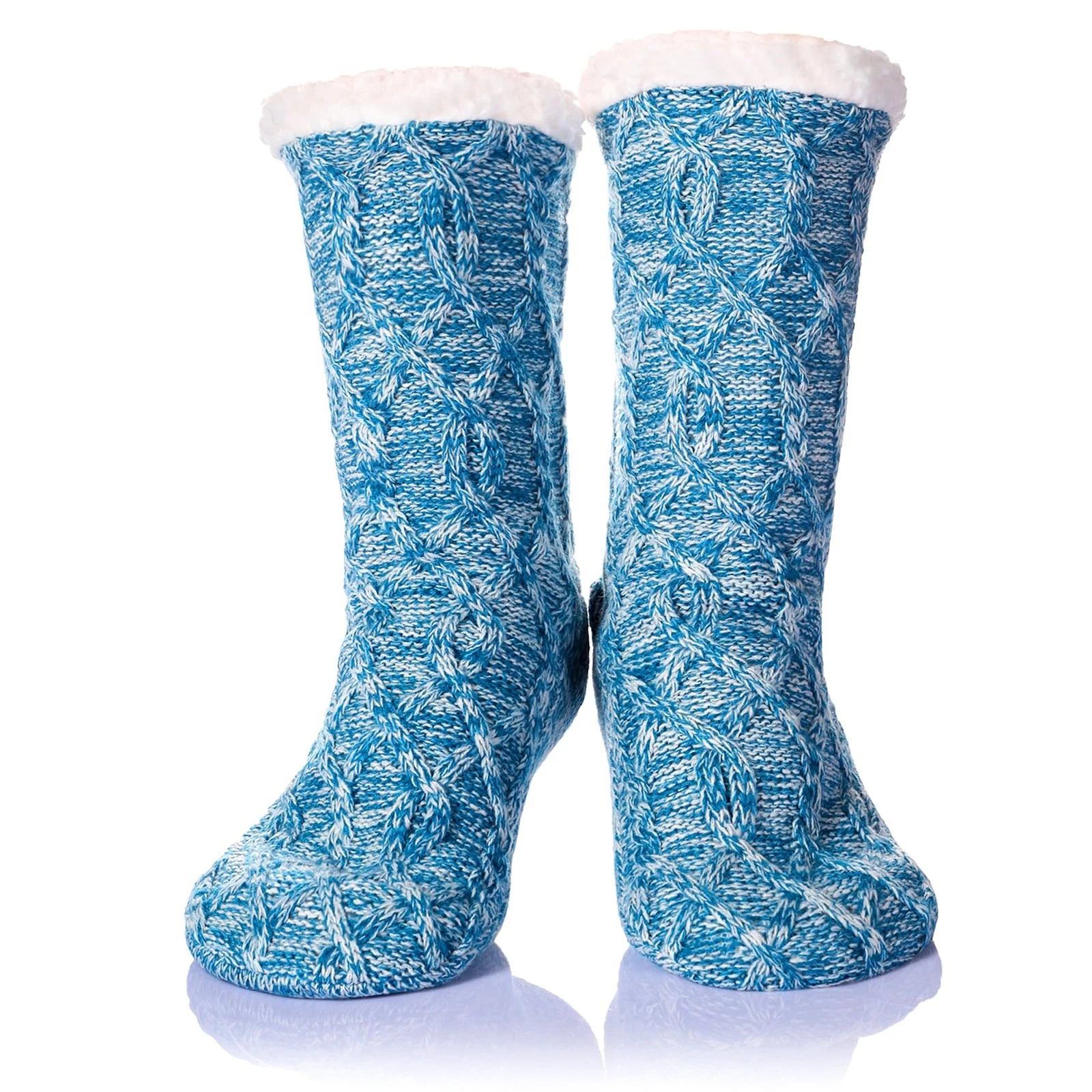 Slipper Fuzzy Socks For Women Warm Winter Thick Fleece Lined Non Slip Grips