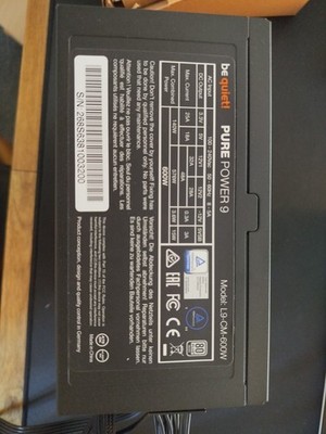 Be Quiet! Pure Power 9 600W Netzteil 80 Plus Silver gebraucht