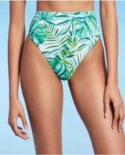 Shade  Shore High Waist High Leg Extra Cheeky Bikini Bottom Women 2X NWT