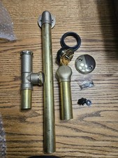 tubular brass bathtub waste and overflow drain assembly kit