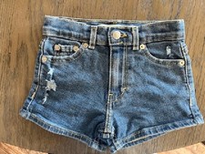 NWOT LEVI'S MINI MOM SHORTS GIRLS DENIM SIZE 4