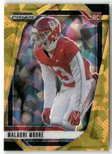 2025 Panini Prizm Draft Picks #4 Malachi Moore Prizms Gold Ice