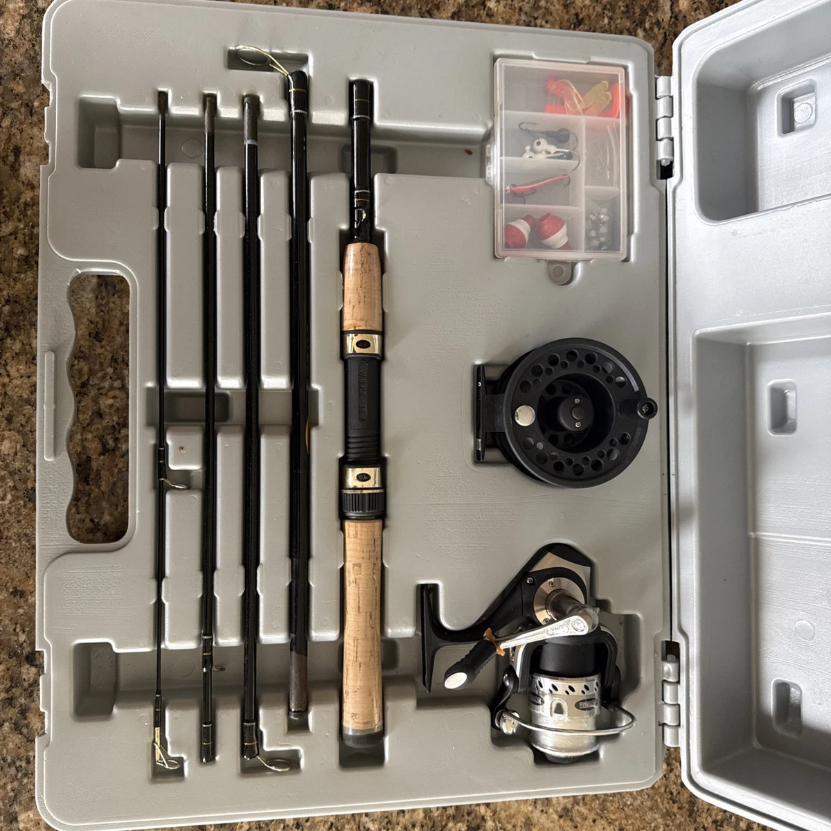 ebay marlborro fishing rod combo kit Carbon Fiber Pole Set -2PACK 2.1m/6.89ft Spinning Reel, 57pcs Accessories for Saltwater & Freshwater Fishing for Bass : Sports & Outdoors 2.1m Weight of Fishing Rod Fly Fishing Combo Fishing Rod