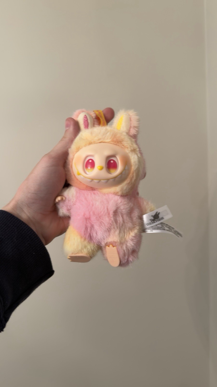 Labubu Big Into Energy HAPPINESS Sealed Box No QR Code Feet Head And Arms SPIN