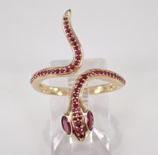 2Ct Round Cut Lab Created Ruby Snake Women We...
