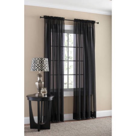 SHEER/ SCARF VALANCE DRAPES Voile Window Panel curtains 20 diff. colors SALE!! - Picture 4 of 27