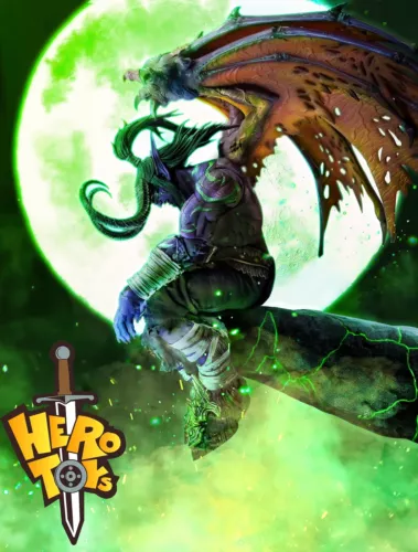 Hero Toys World of War Craft Demon Hunter Illidan Stormrage Figur Auf Lager Neu - Bild 10 von 12