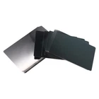 100pcs Black Aluminum Sheet Metal Business Cards Blank Metal Tags Materials US
