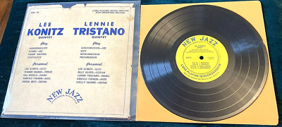 Lee Konitz/Lennie Tristano Quintets split 10'' LP New Jazz orig. NJLP 101 FAIR