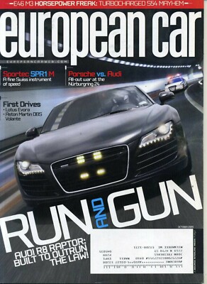 European Car October 2009 Gemballa Tornado GTS, Sportec SPR1M, R8 Raptor