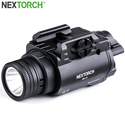 Lampe arme de poing Nextorch WL13 compacte de 1300 lumens pour fixation sur rail Picatinny