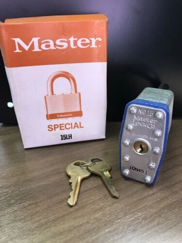 Keyed Padlock 15LH BLUE, Different, 2-1/2"W - Image 2 of 3