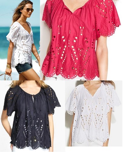 NWT $99.50 Michael Kors Cotton Eyelet 