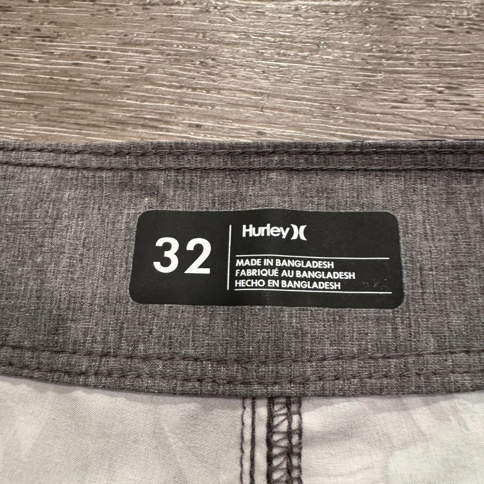 Hurley Board Shorts 32 Hombres Azul Floral Bañador Surf Palma Hawaiano Surfista Foto 4 de 4