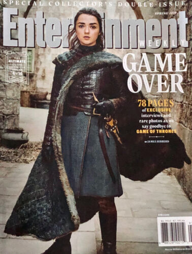 ARYA STARK GAME OF THRONES - Entertainment Weekly Magazine - Spring 2019 - Picture 1 of 1