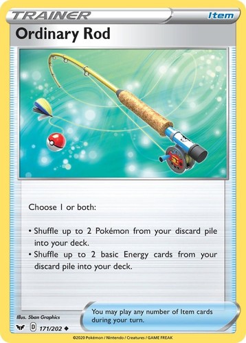 Ordinary Rod 215/202 Sword & Shield NM Full Art Gold Secret Rare Pokemon  Card | eBay