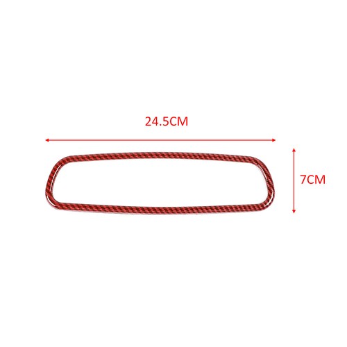 Interior Rearview Mirror Ring Trim Decor Frame for Dodge Charger 10+ Accessories - Picture 6 of 8