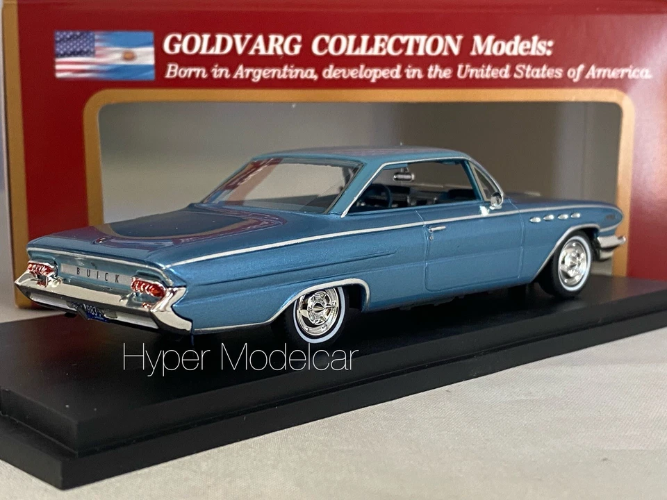 GOLDVARG 1/43 BUICK ELECTRA 1961 LAGUNA BLUE ART.GC023A - Immagine 3 di 3