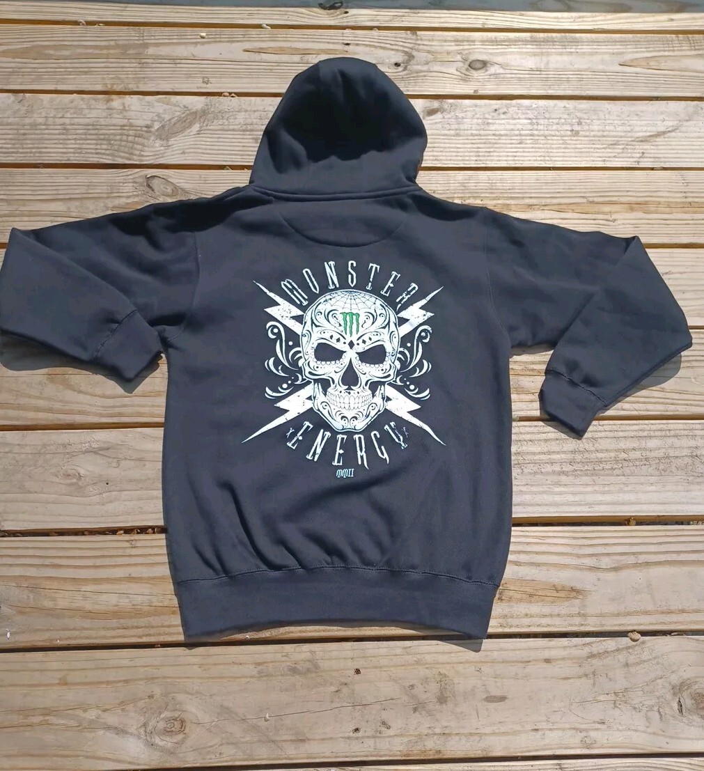 Bio / MONSTER HOODIE 【BLK】 L Monster Energy Kawasaki Pullover Hooded Sweatshirt for Sale