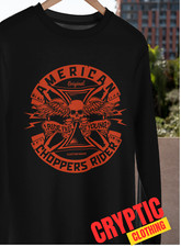 American Custom Chopper Motorcycle T SHIRT S-3XL Motorbike Biker Adult GIFT TEE