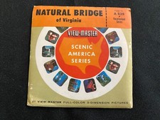 Sawyer's View-Master A828 NATURAL BRIDGE OF VIRGINIA 1950's Pressing