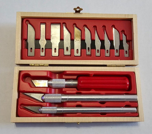 X-ACTO Basic Knife Set: 3 Handles & 13 Blades with Case ~ Model X5282