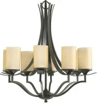 Quorum International 6096-8-86 Atwood 8 Light 1 Tier Up Lighting Chandelier in O