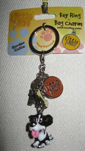 LITTLE PAWS KEYRING/BAG CHARM - ASSORTED DOG BREEDS - PLEASE CHOOSE - BRAND NEW - Picture 11 of 20