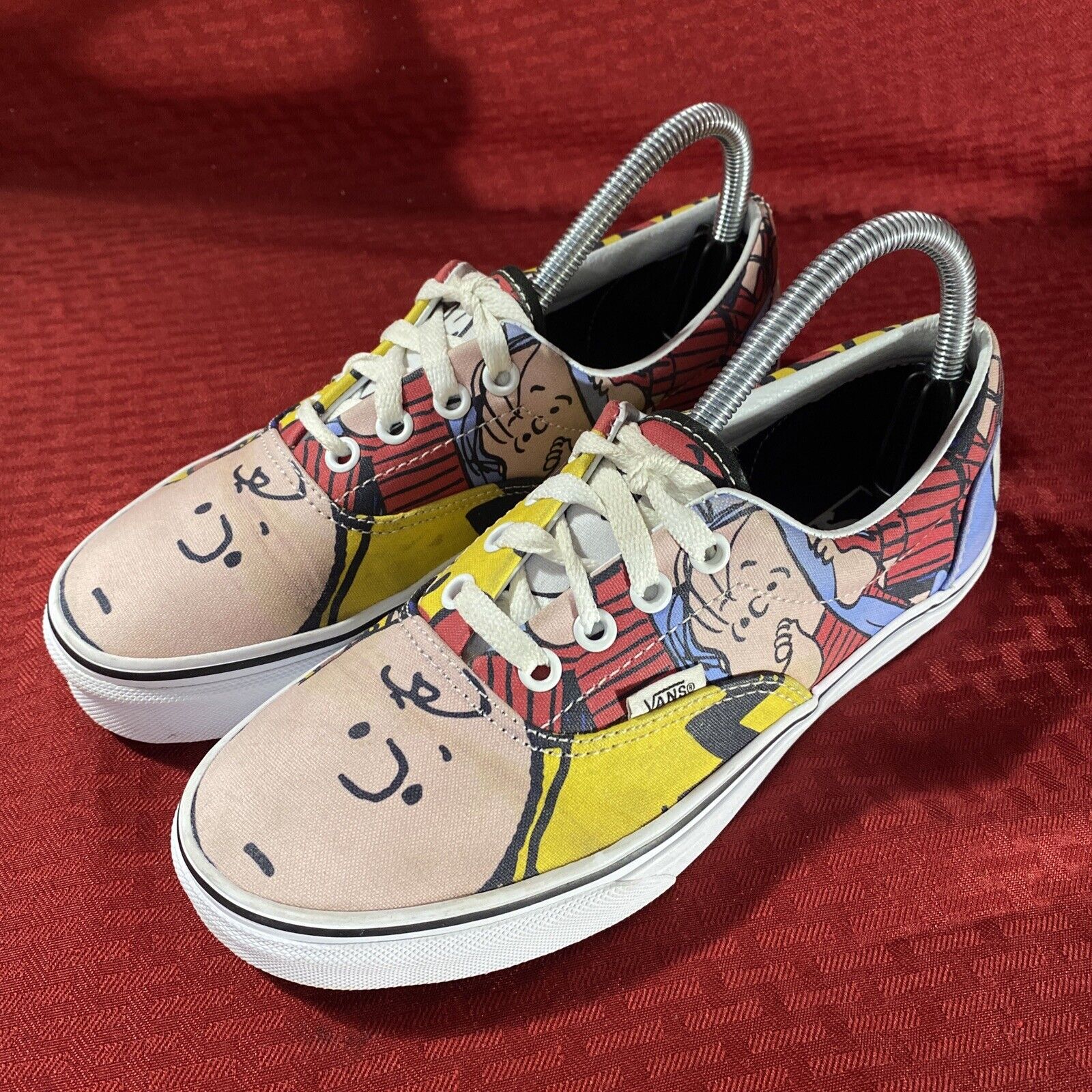 Kanon Vooravond ijsje Vans x Peanuts Gang Era Charlie Brown Sneakers Limited Edition US Size 5.5  | eBay