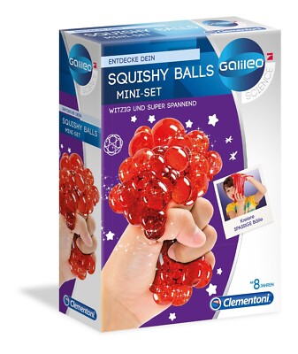 Clementoni 59165 Squishy Balls Galileo Quetschball Experimentierset Basteln Neu