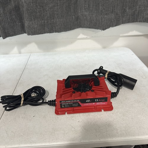 LHIBYOLO 48V Golf Carts Battery Charger for 15 AMP EZGO RXV & TXT, 4-6 Hours