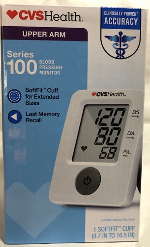 CVS Health Series 100 Arm Blood Pressure Monitor in Sealed original Box