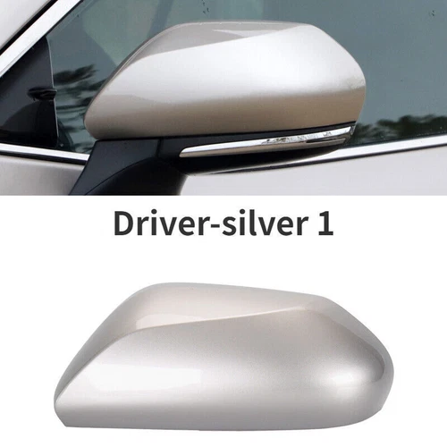 Silver Driver Side Mirror Cover Housing Wing Shell for 2018-2023 Toyota Camry