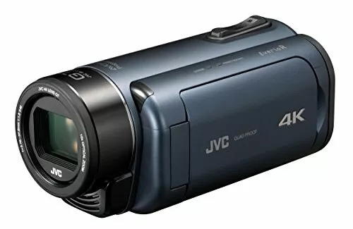 JVC KENWOOD Video Camera Everio 4K Deep Ocean Blue GZ-RY980-A