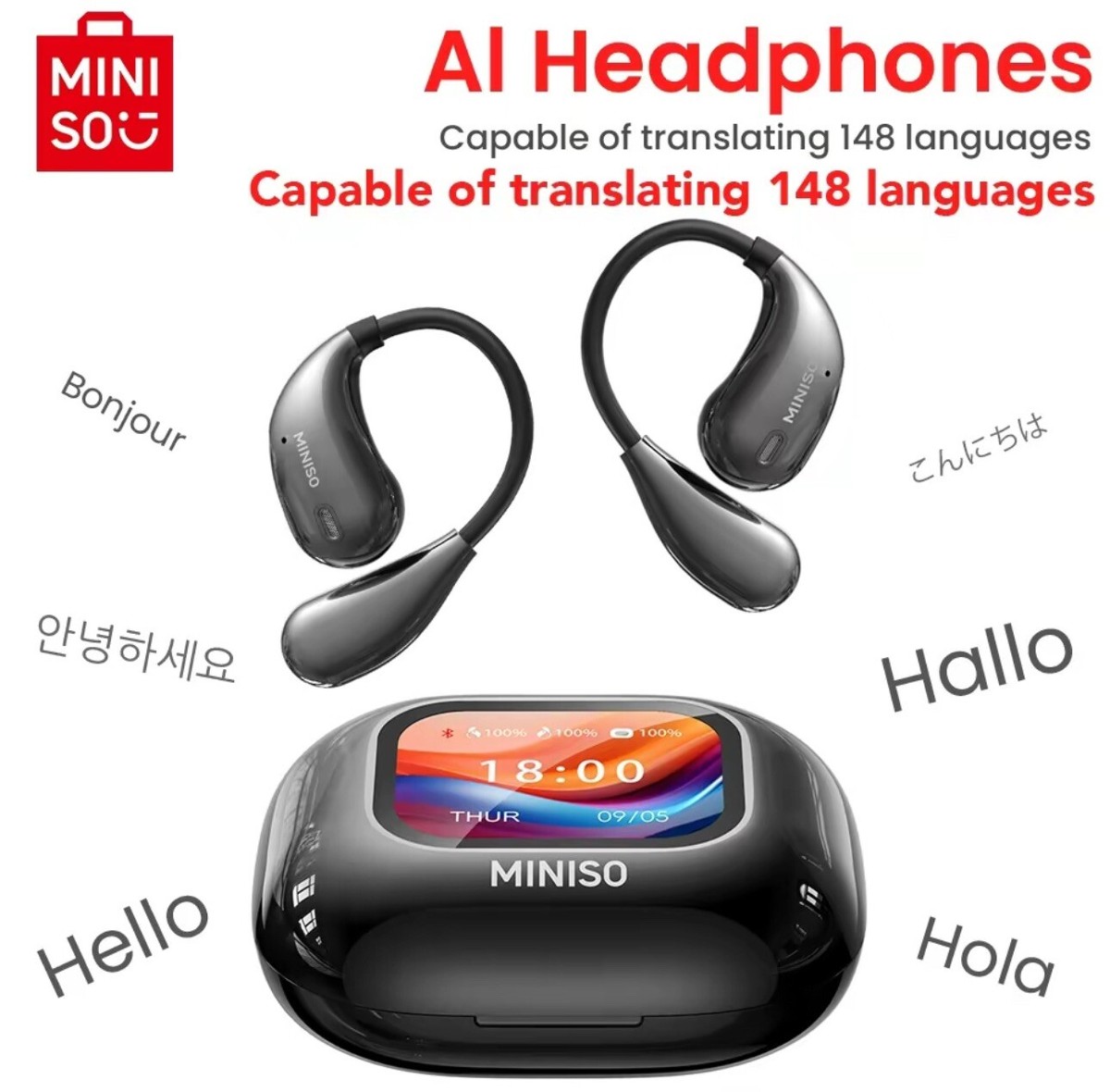MINISO M95 Al Headphones TranslationEarbuds True Wireless
