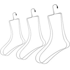 3 Pairs of Small Medium Large Sock Blockers Stainless Steel Sock Blockers Soc...