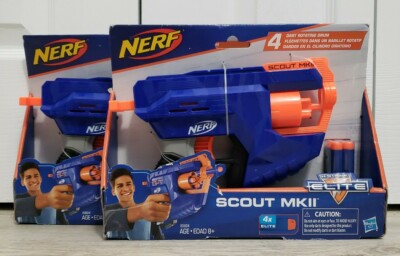 Nerf N-Strike Elite Scout MKII Blasters Brand New in Box. Bundle of Two