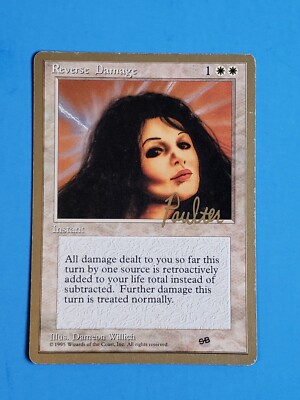mtg reverse card Damage (FWB) #35 Draw three cards. 1x Reverse Damage Instant 1996