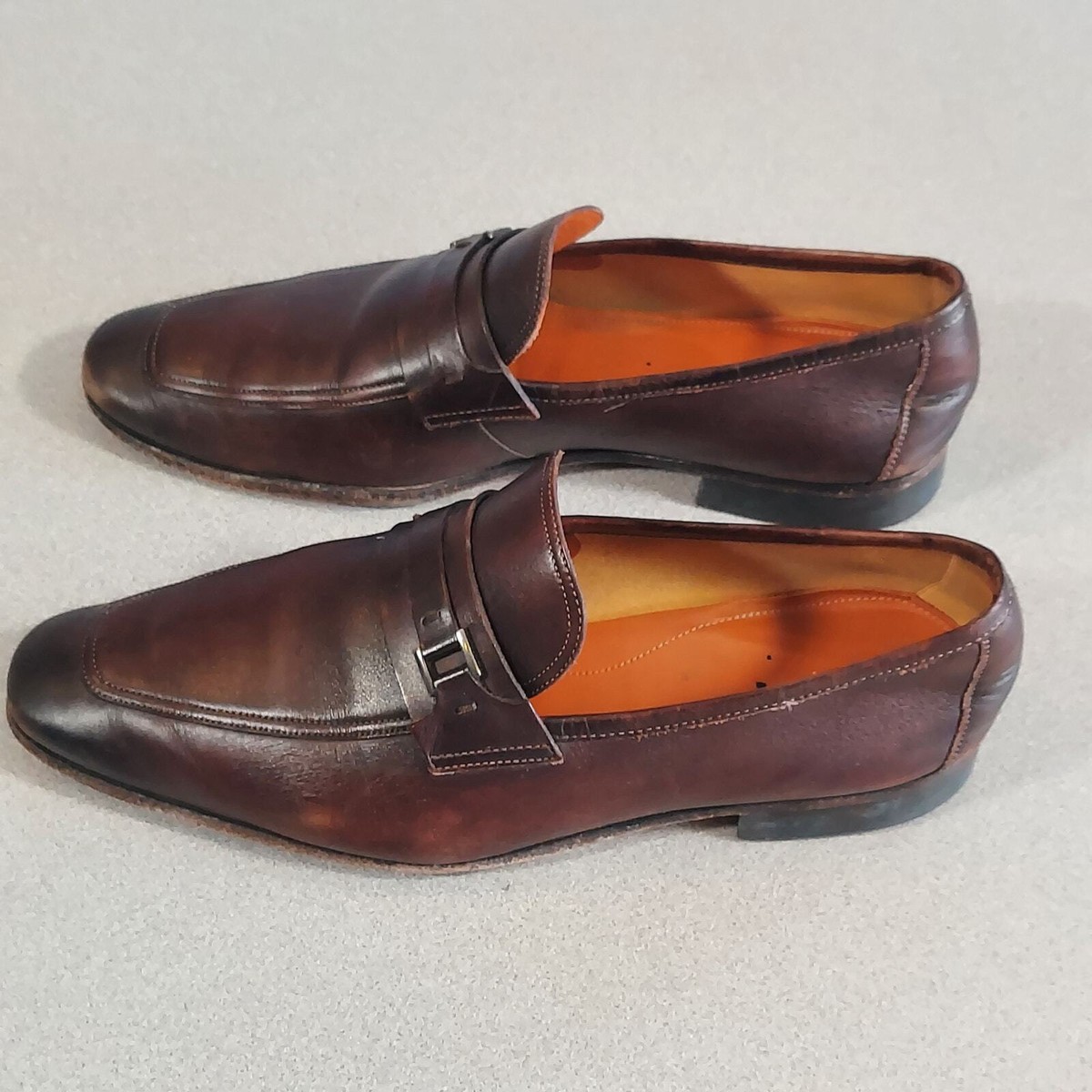 Magnanni Shoes Men\'s Size 8.5 M 17534 Dress Loafer Brown Leather Slip On Magnanni Shoes Men main image 4