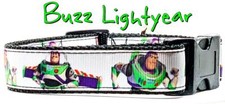 Toy Story Buzz Lightyear dog collar handmade adjustable buckle collar 1" wide
