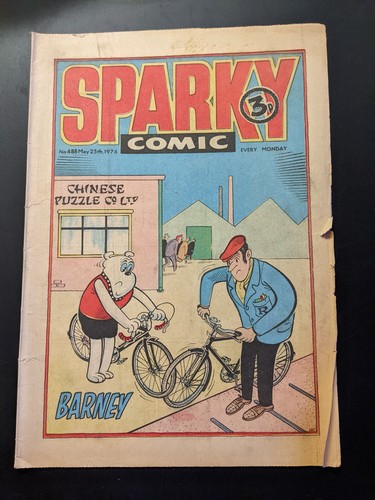 Sparky Comic Nr. 488, 25. Mai 1974, DC Thomson, VERSANDKOSTENFREI UK - Bild 1 von 4